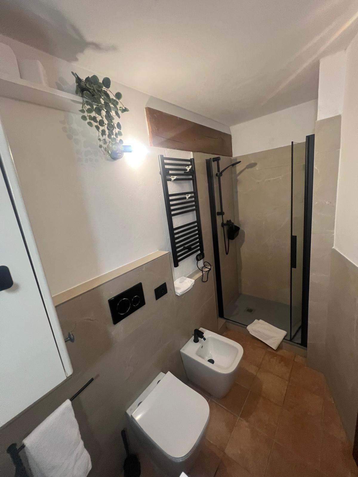 bagni in camera, con doccia