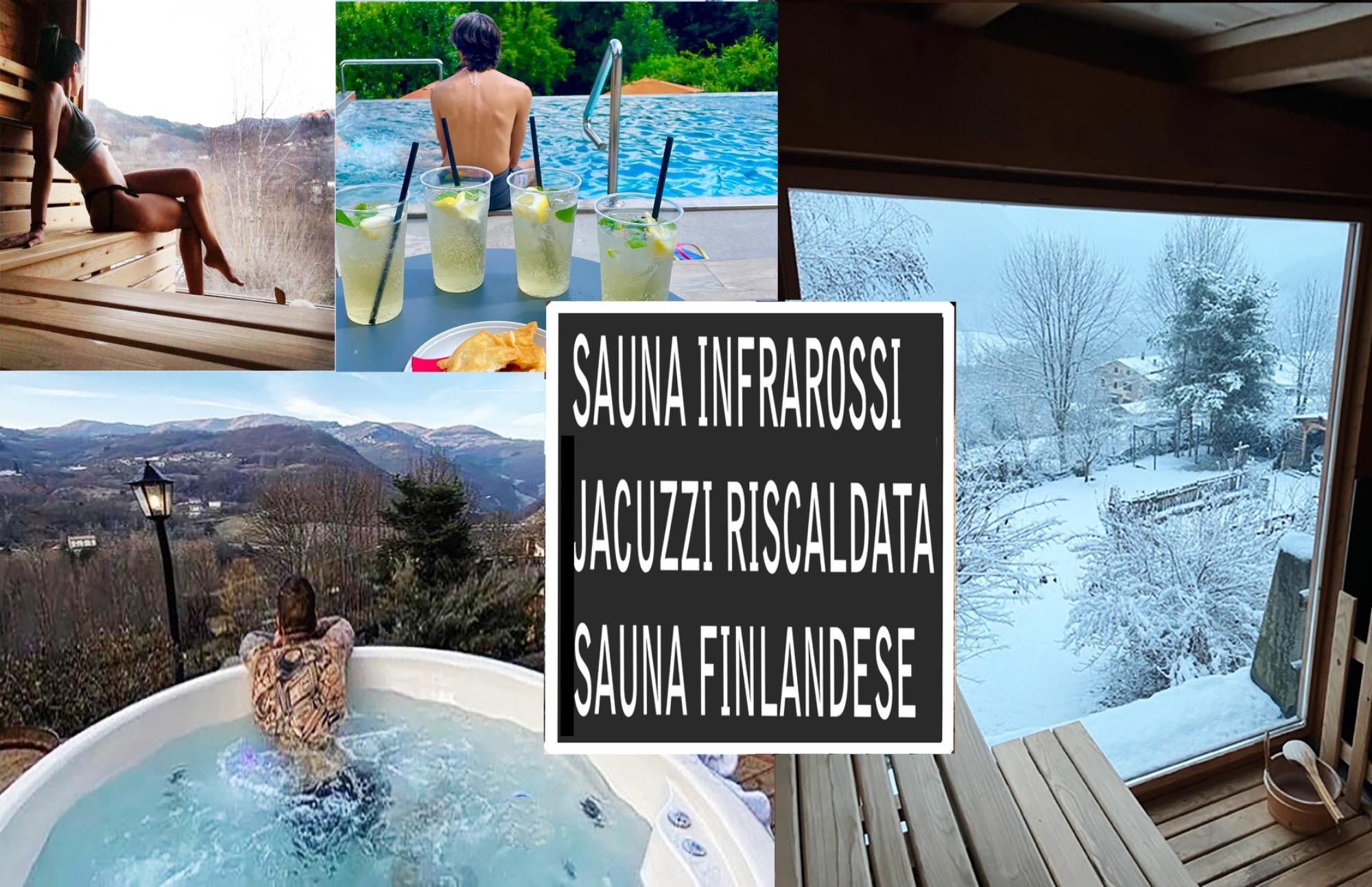 zona benessere, aperitivi serviti in vasca jacuzzi