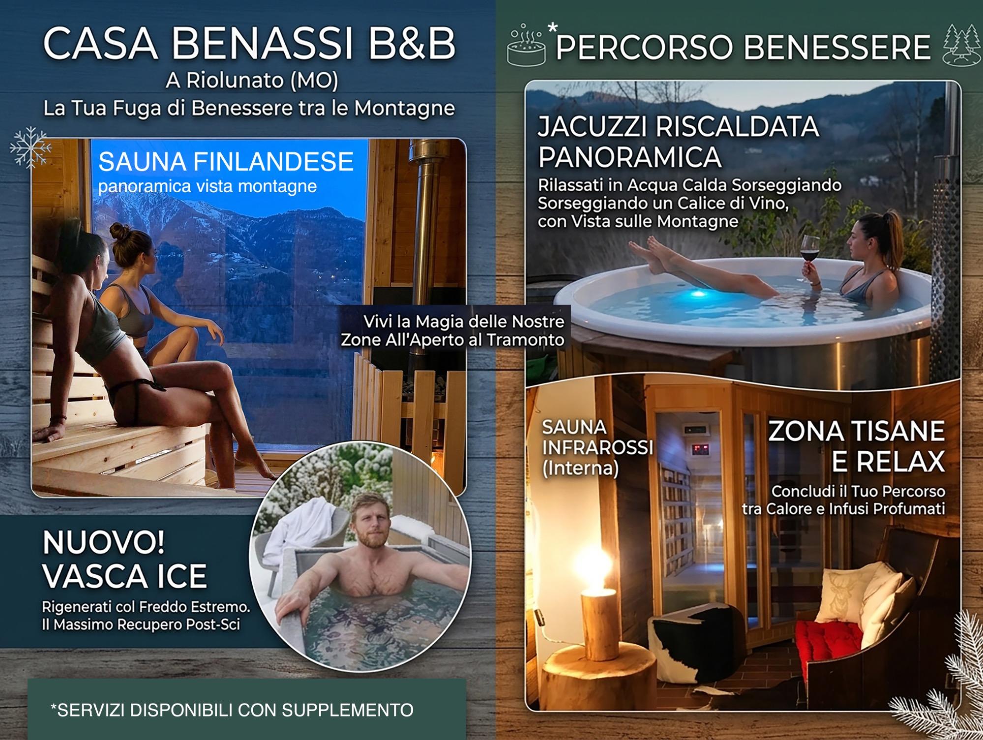 ZONA BENESSERE, CON PICCOLO SUPPLEMENTO GIORNALIERO