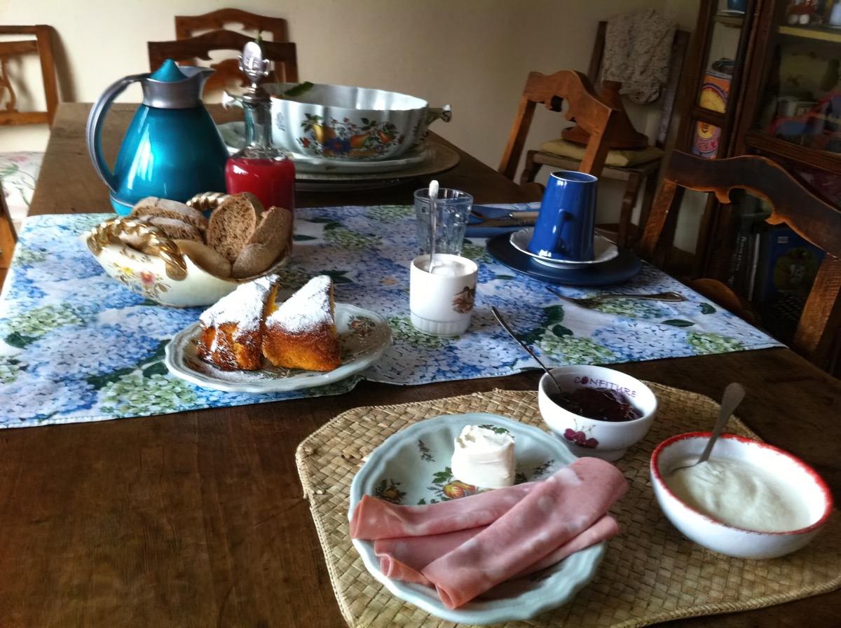 La colazione di B&B LE ORTENSIE