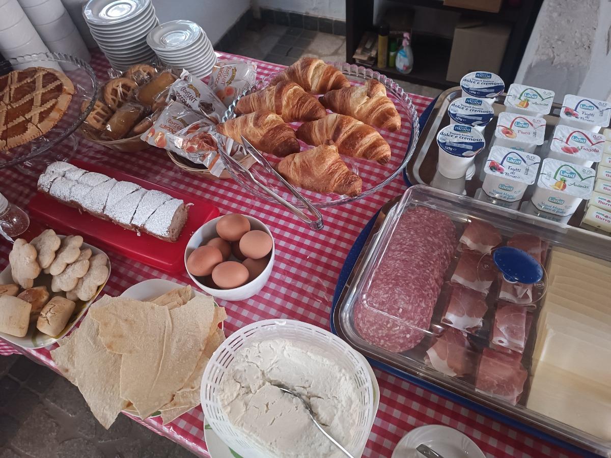 La colazione di B&B ICHNOS