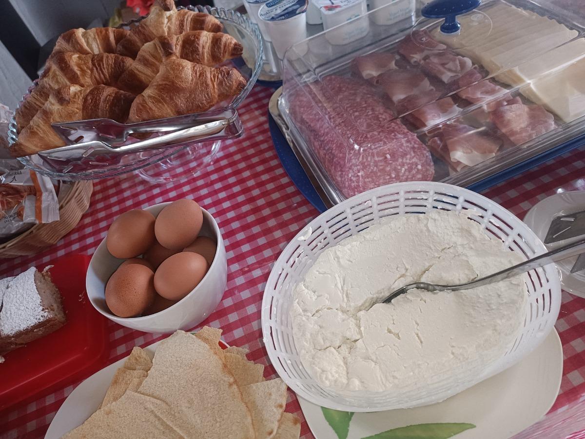 La colazione di B&B ICHNOS
