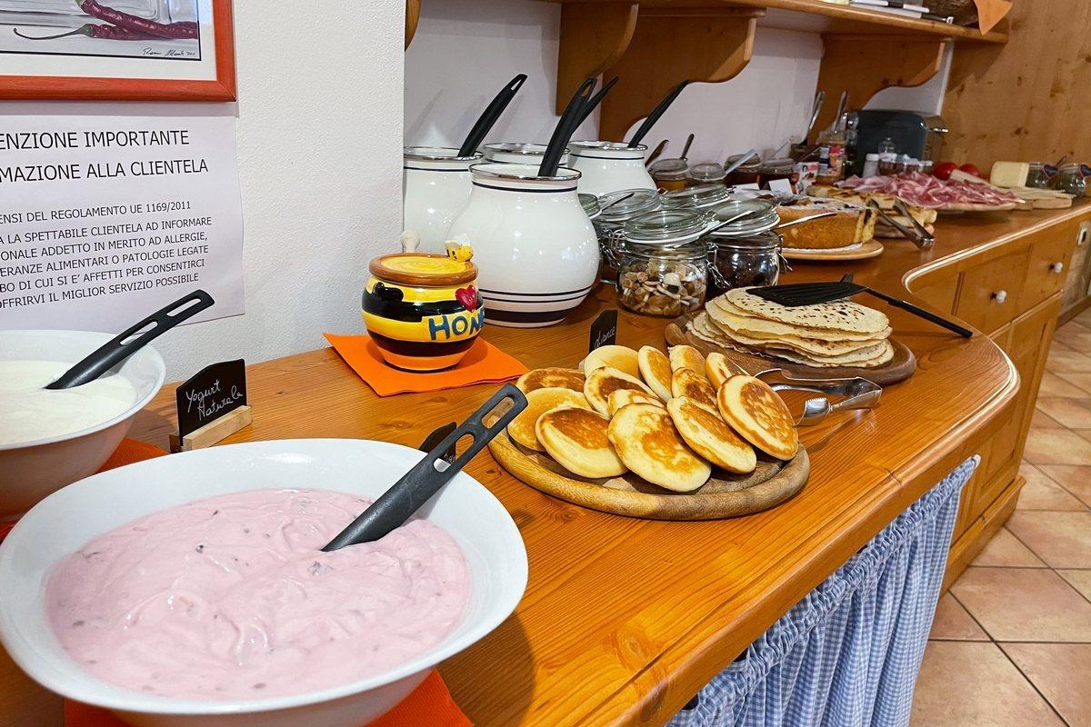 La colazione di ROOM & BREAKFAST CÀ MEA DINA