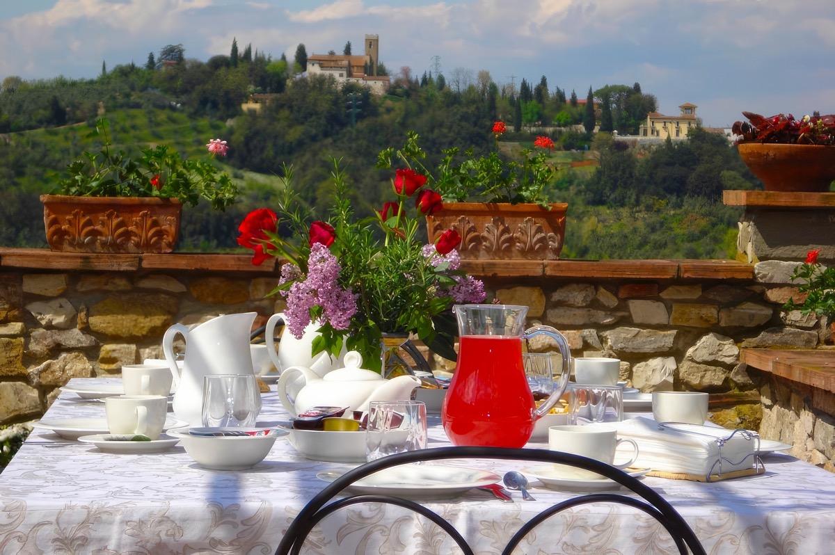 La colazione di I DUE CIPRESSI