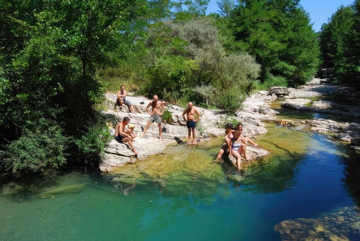 il fiume a 10 minuti di macchina