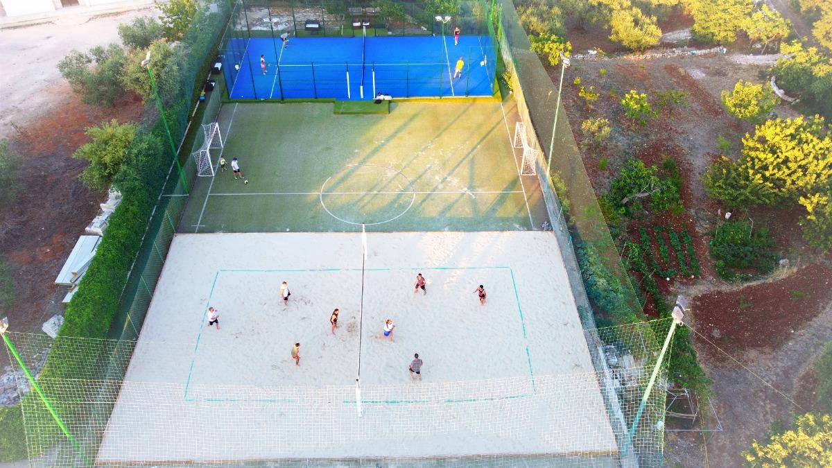 I nostri campi da Padel, calcetto, beach