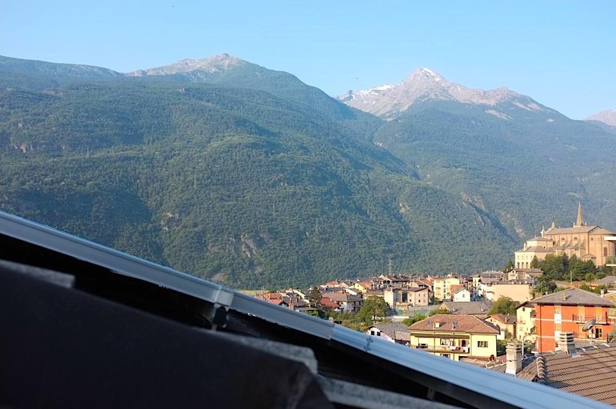 Vista dal terrazzino della suite.