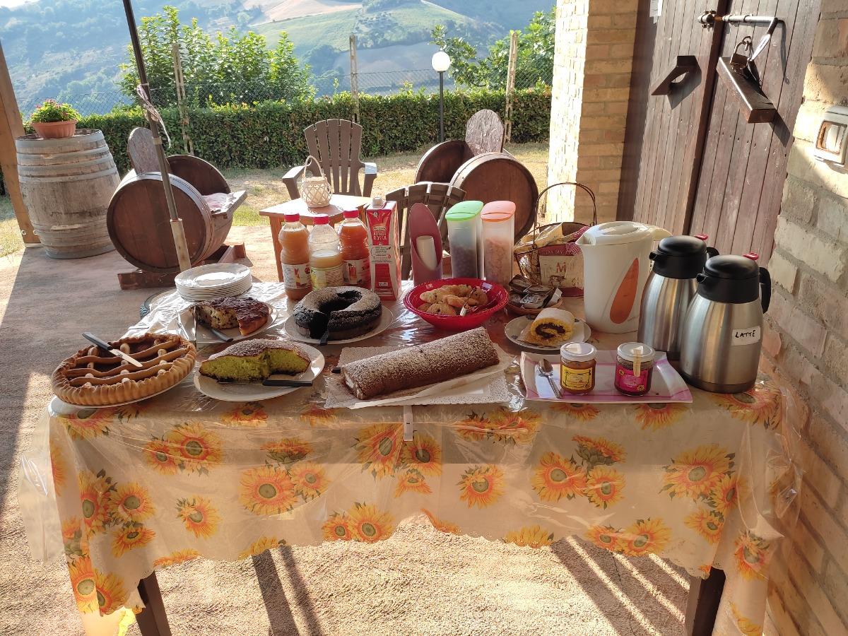 La colazione di IL PODERE DEL NONNO