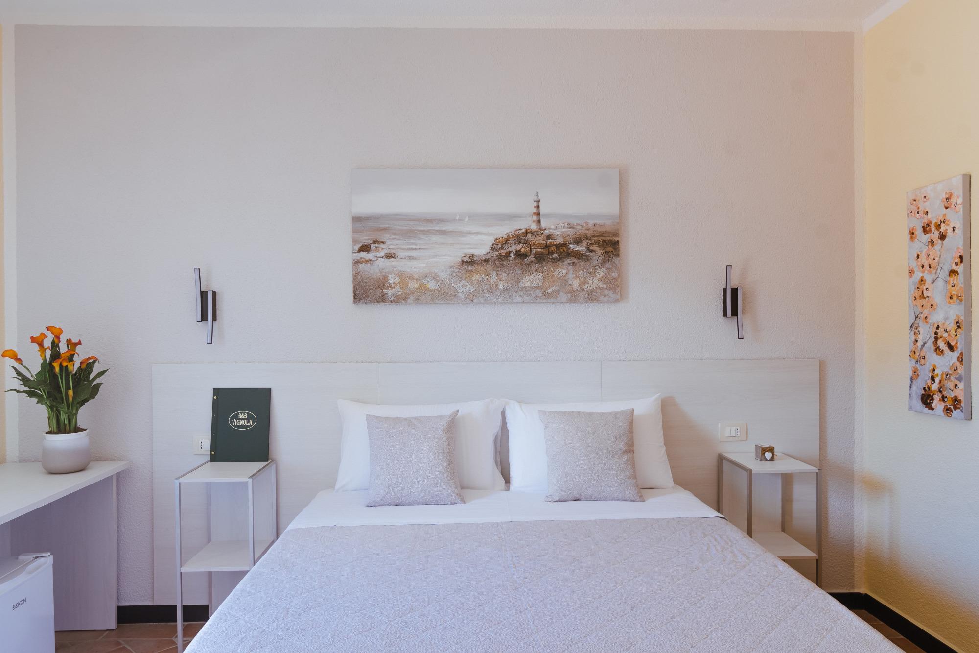 camera familiare bb vignola levanto, letto matrimoniale