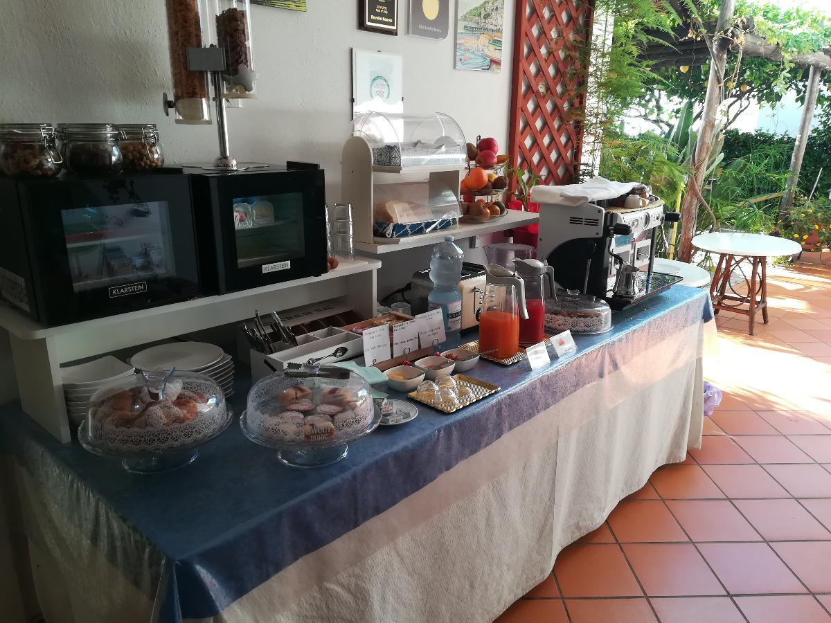 La colazione di RAVELLO ROOMS
