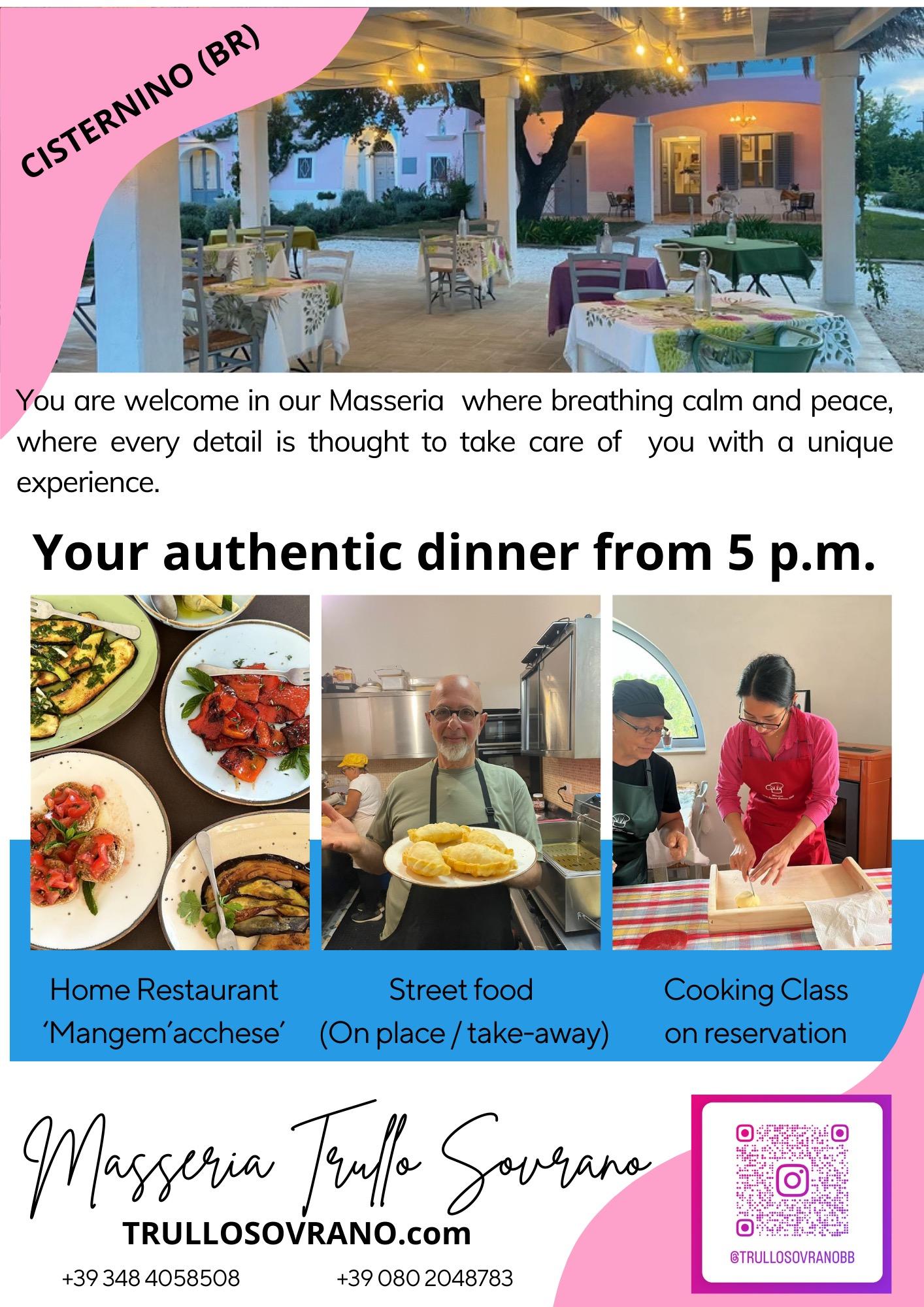 Il ristorante di MASSERIA TRULLO SOVRANO EXCLUSIVE B&B