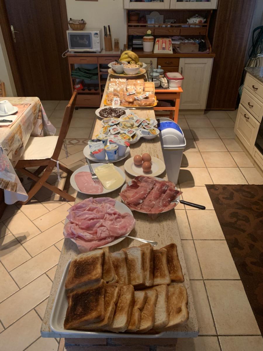 La colazione di CASA DEL GIRASOLE