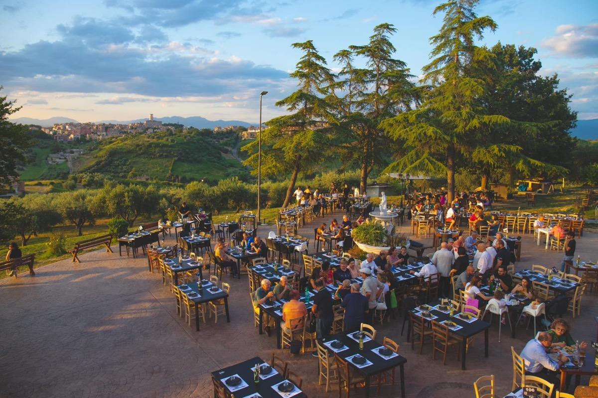 Il ristorante di CASA DEL GIRASOLE