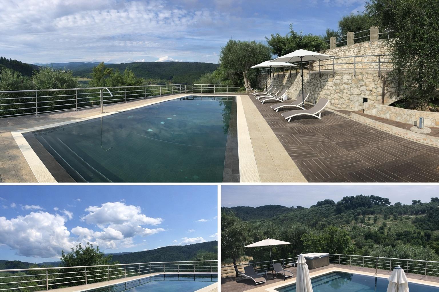 la piscina