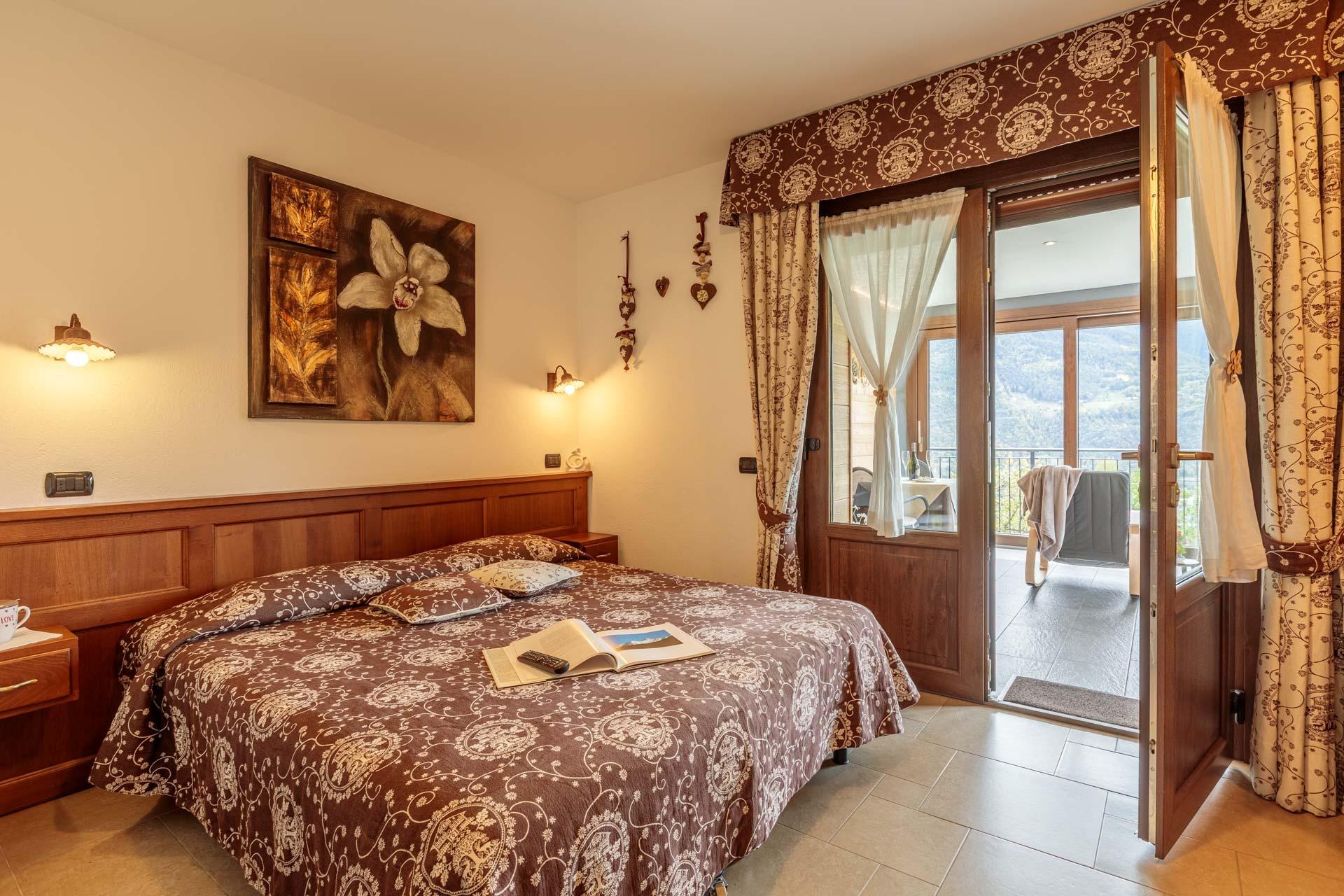 camera con balcone e con veranda