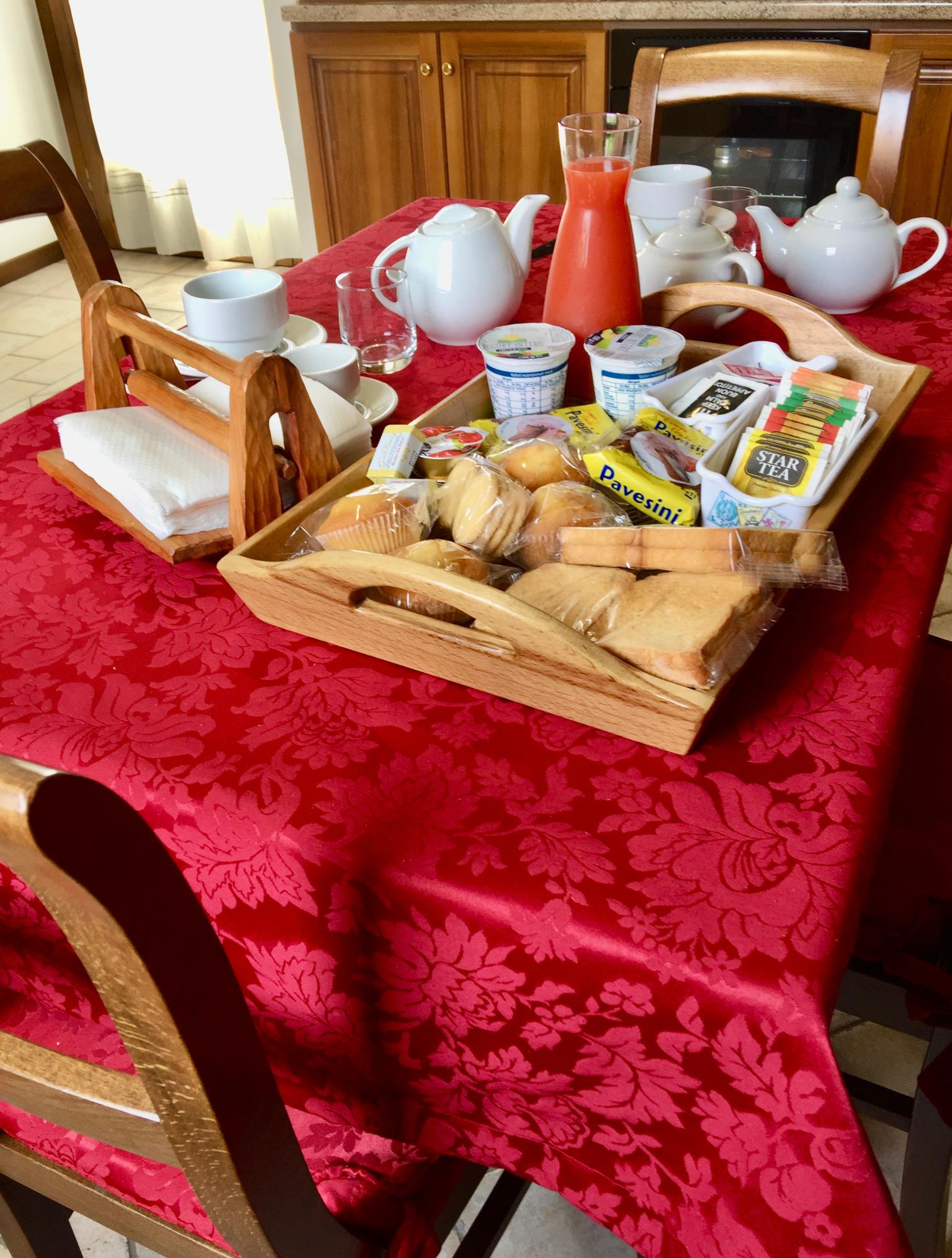 La colazione di B&B ALLA SUITE