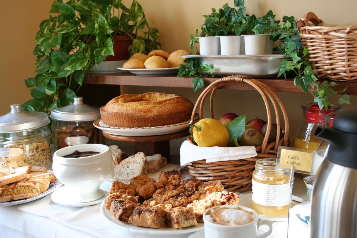 La colazione di AGRITURISMO B&B VILLA FIORE