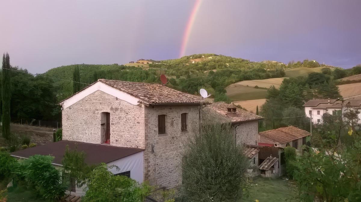 Panoramica, dall'alto, della struttura
