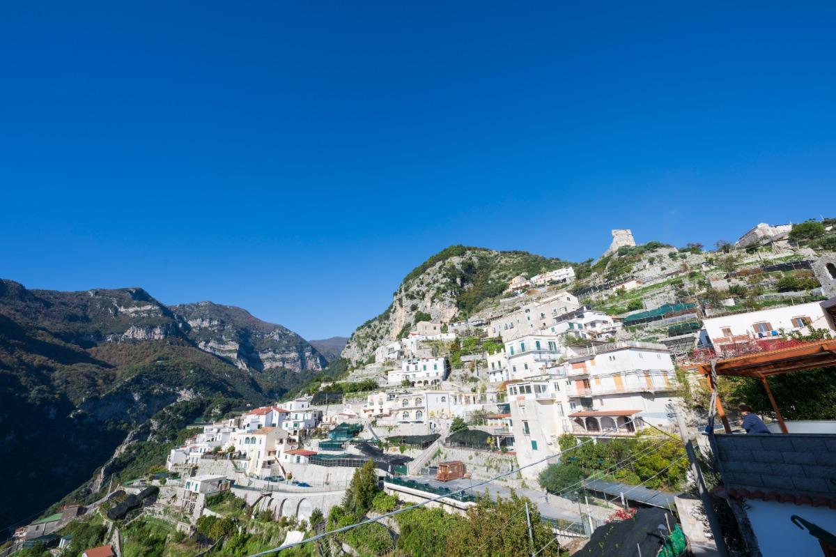 Il panorama dalle camere