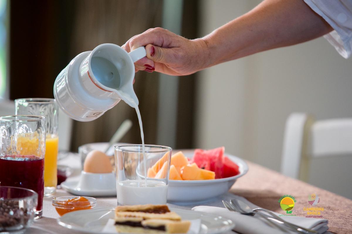 La colazione di AGRITURISMO AI CARPINI