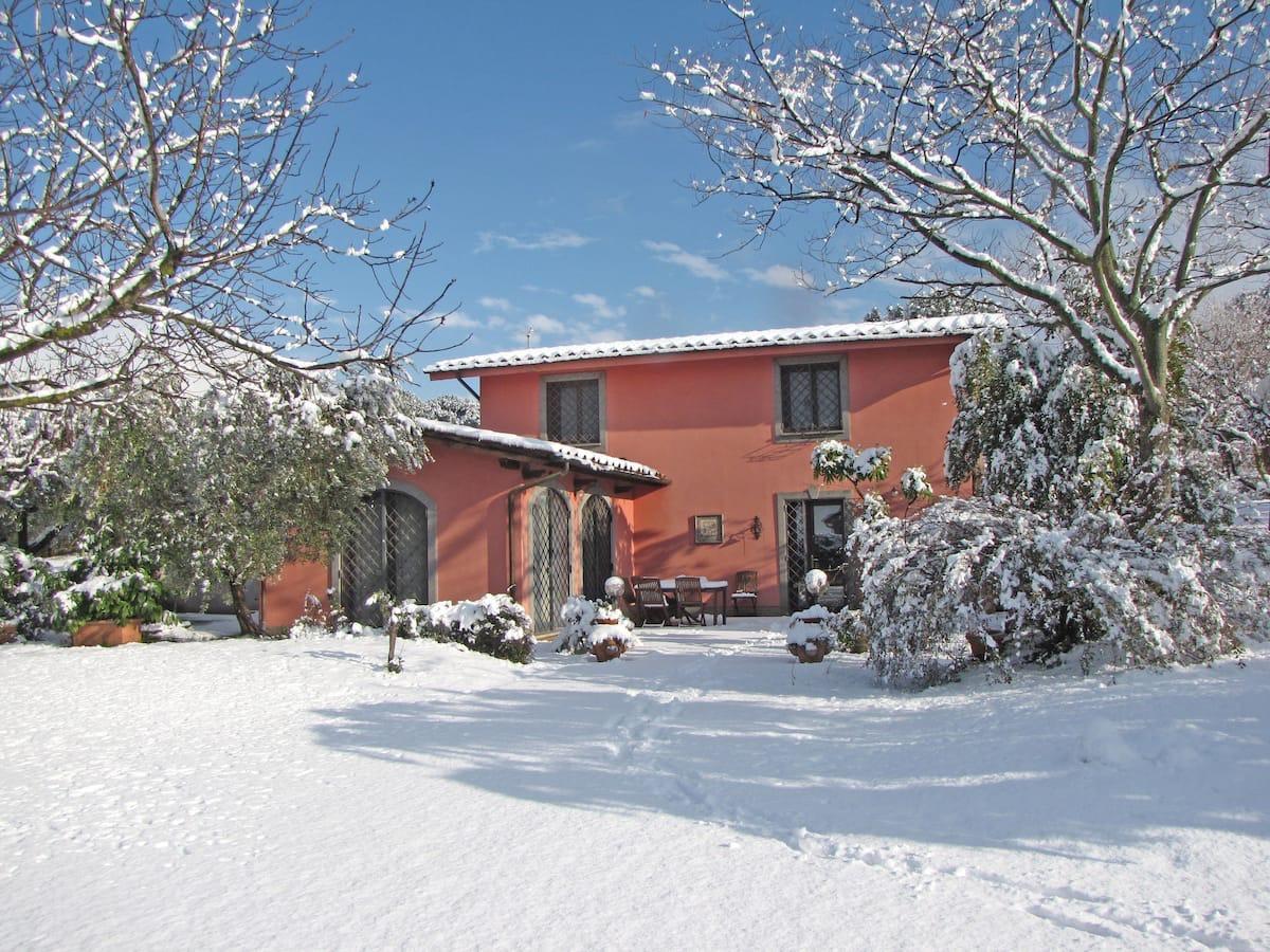 B&B Ai Glicini Castelli Romani - giardino In inverno