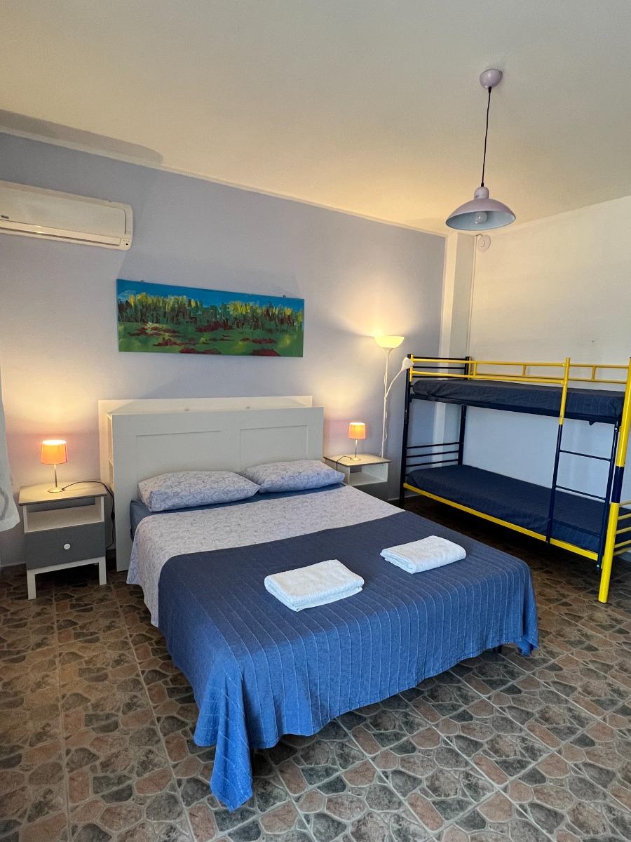 Panoramica della camera con terrazza privata