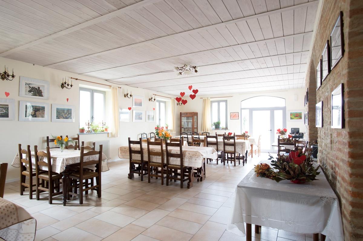 Il ristorante di PODERE PALAZZO ILLICA