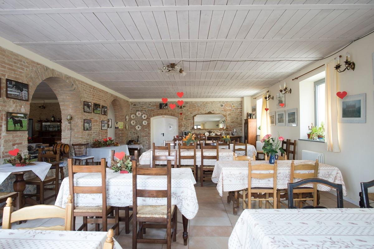 Il ristorante di PODERE PALAZZO ILLICA