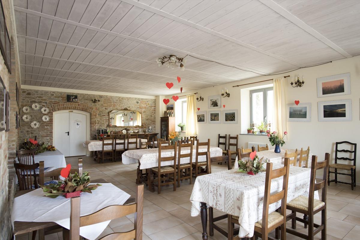 Il ristorante di PODERE PALAZZO ILLICA
