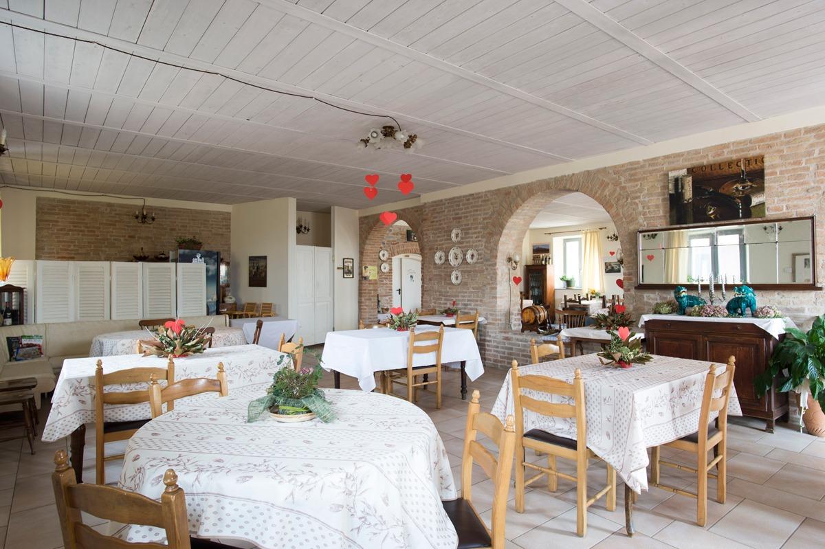 Il ristorante di PODERE PALAZZO ILLICA