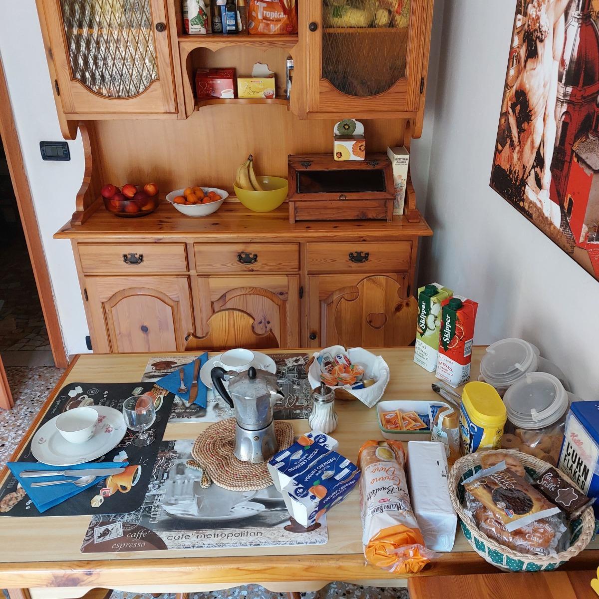 La colazione di ARCOBALENO B&B