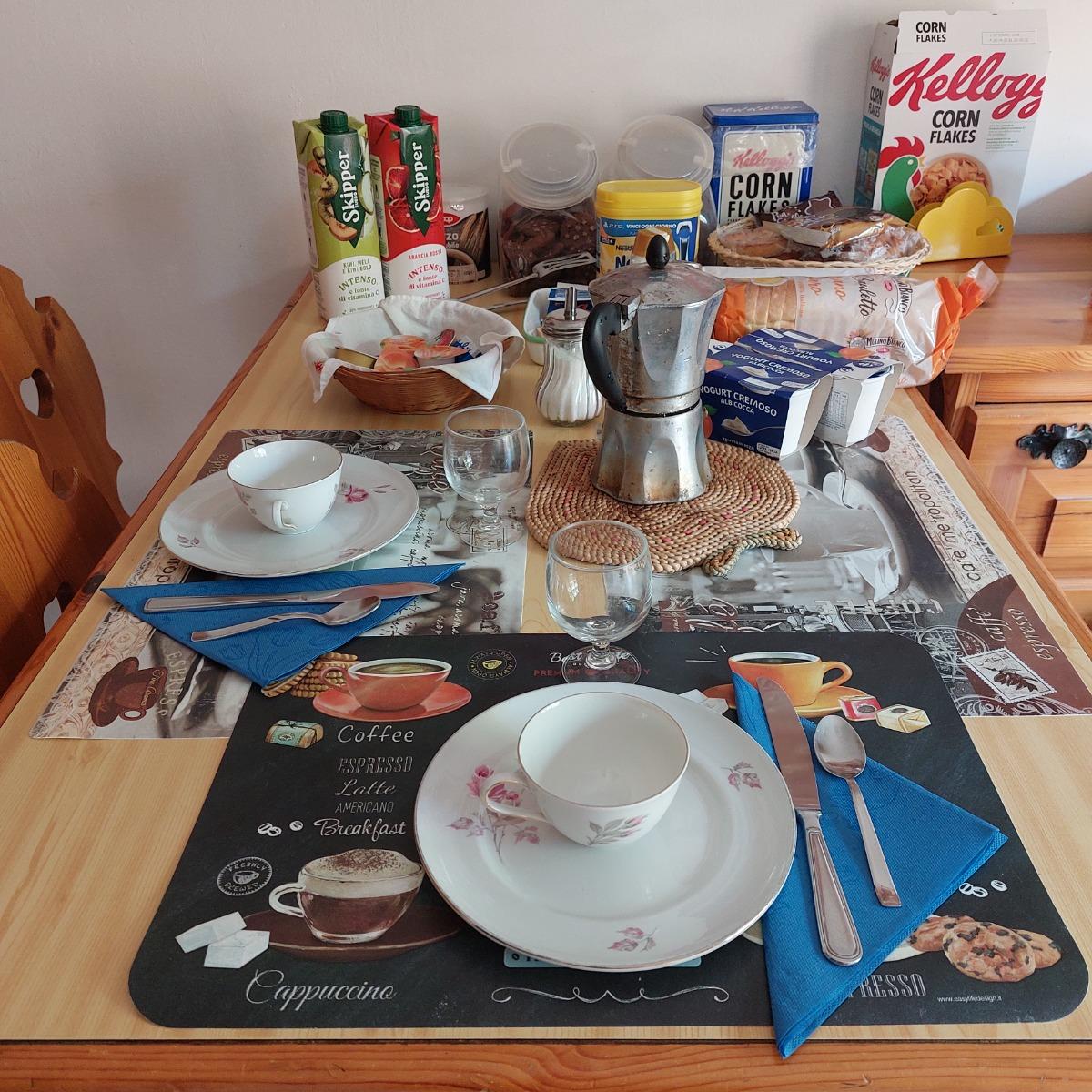 La colazione di ARCOBALENO B&B