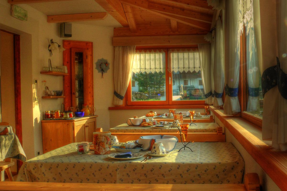 La colazione di AFFITTACAMERE QUINZ