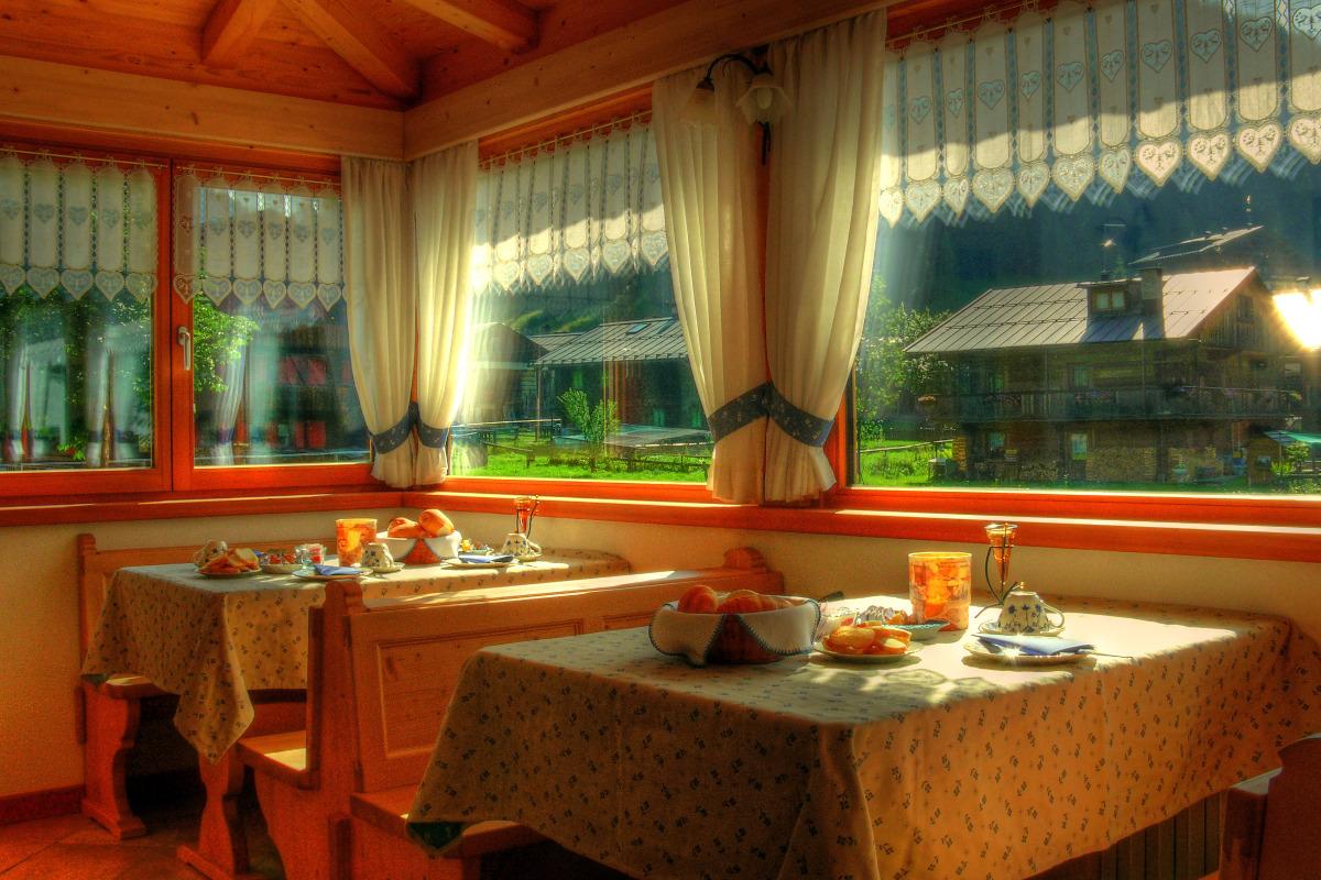 La colazione di AFFITTACAMERE QUINZ
