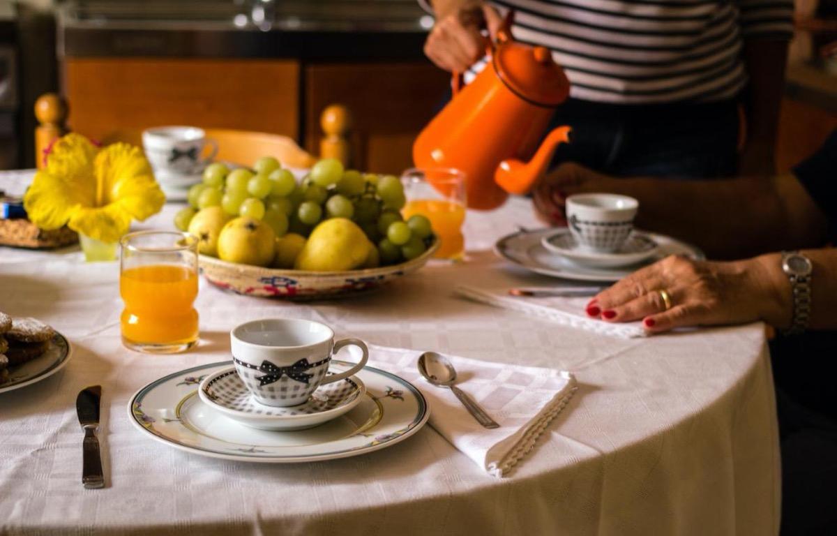 La colazione di B&B SU CONNOTU