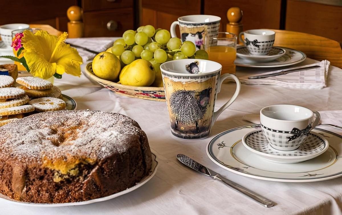 La colazione di B&B SU CONNOTU