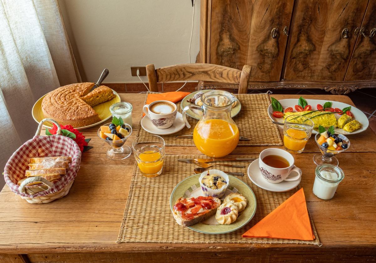 La colazione di LA LIGNENGA B&B