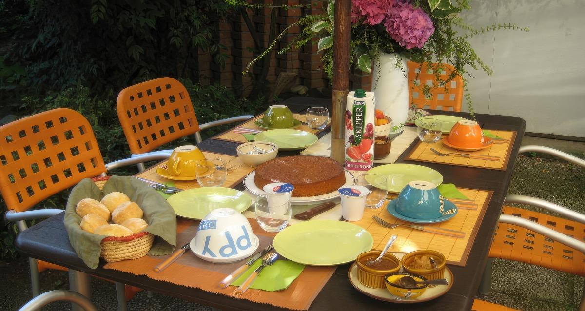 La colazione di LA FINESTRA SUL GIARDINO