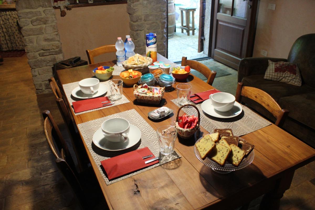 La colazione di B&B CASAMIA