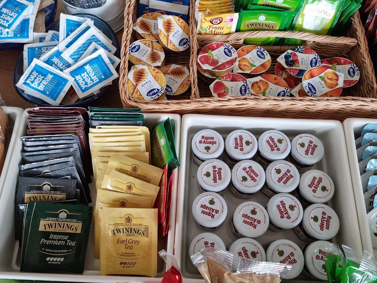 La colazione di LA TERRAZZA SUI FIESCHI
