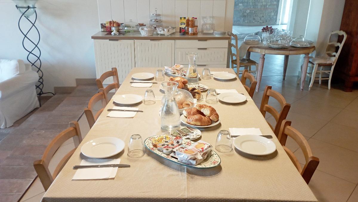 La colazione di B&B DEI PADULI