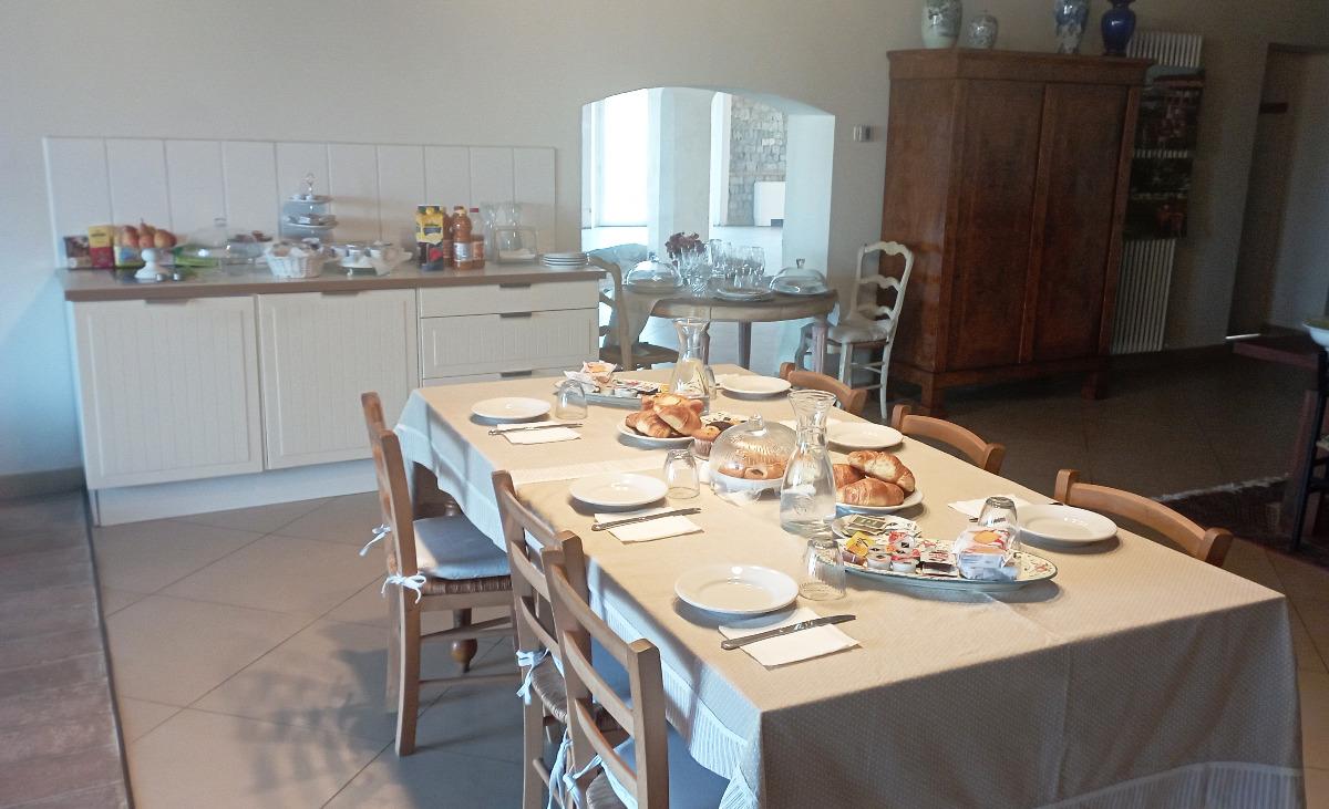 La colazione di B&B DEI PADULI