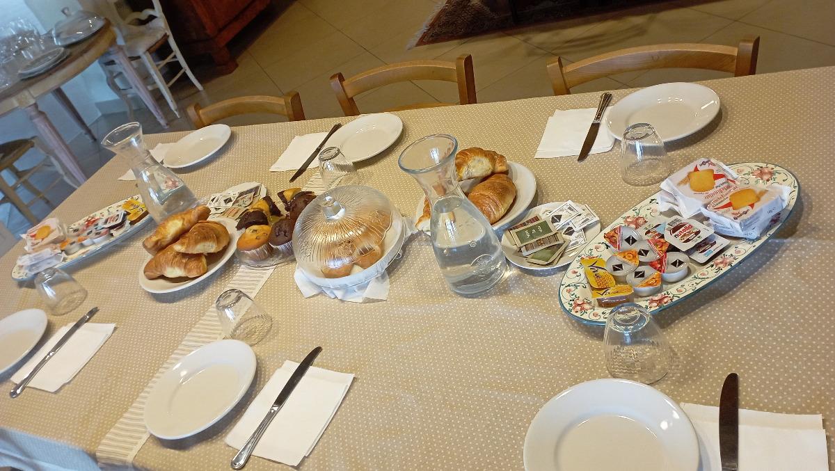 La colazione di B&B DEI PADULI