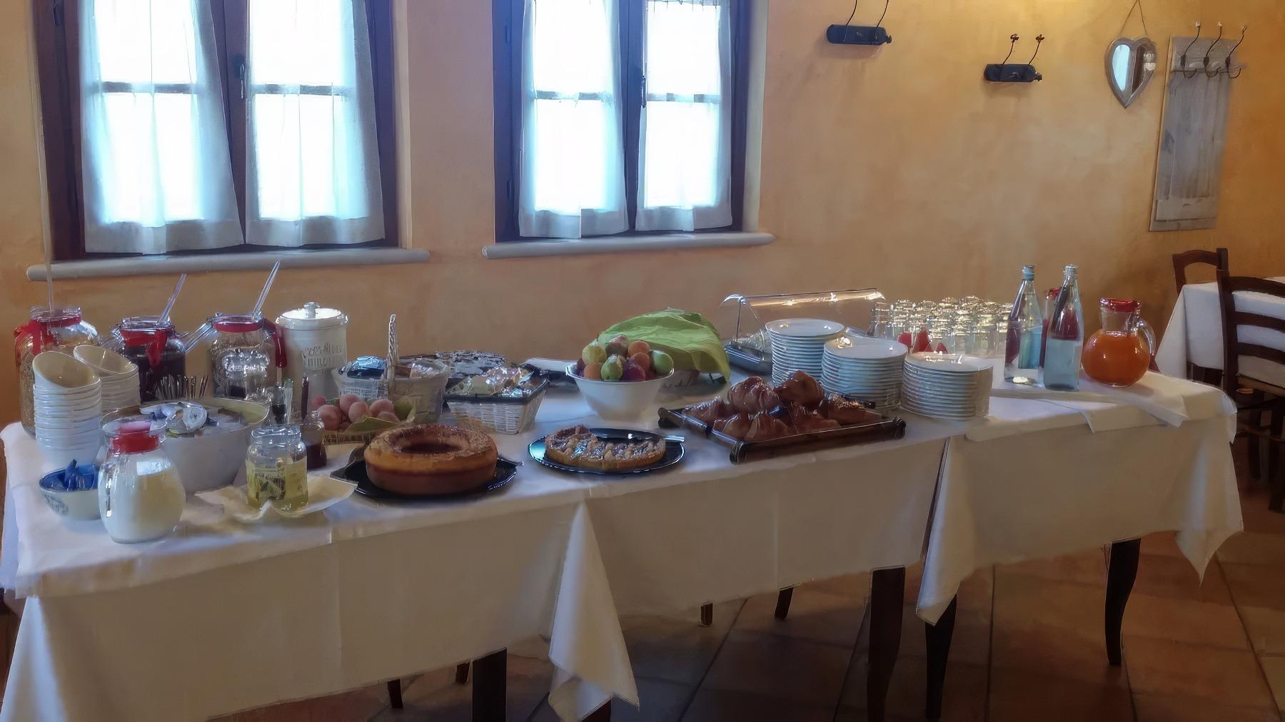 La colazione di VALLE DEL METAURO COUNTRY HOUSE