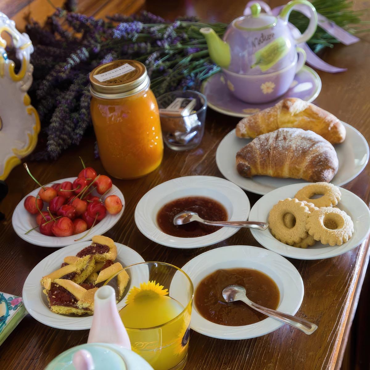 La colazione di LE FONTANELLE
