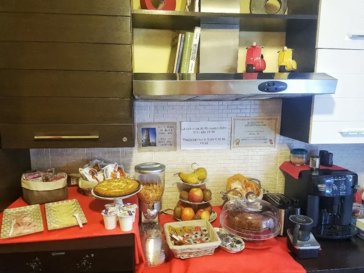 La colazione di AURELIA GARDEN ROOMS