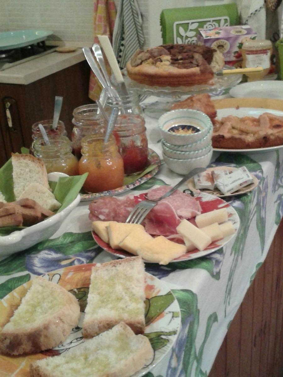La colazione di B&B LA CAMPAGNA DEL CONERO