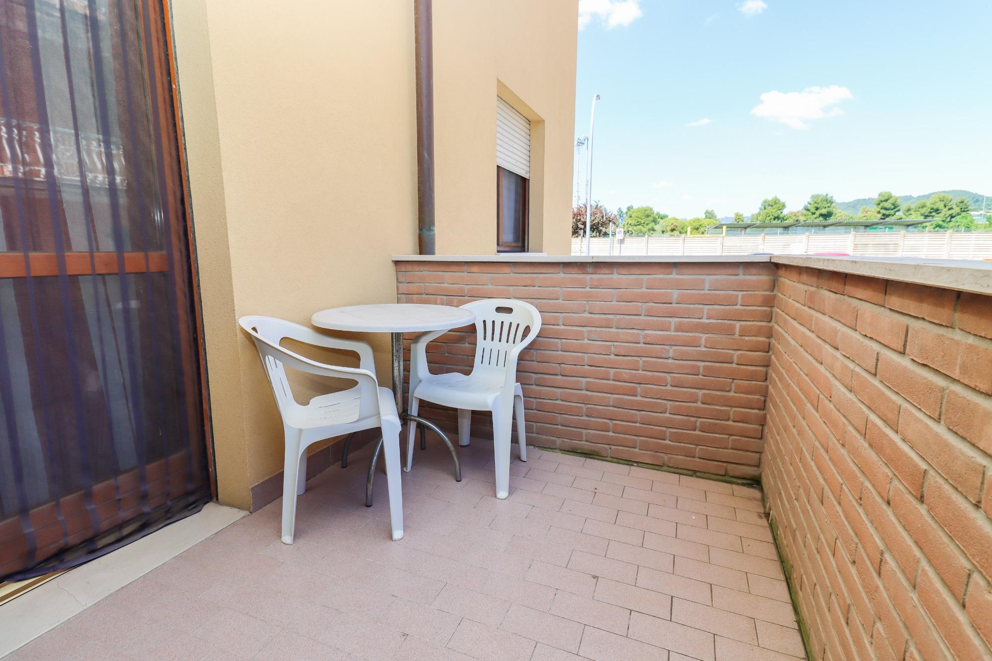 Terrazzo camera rossa