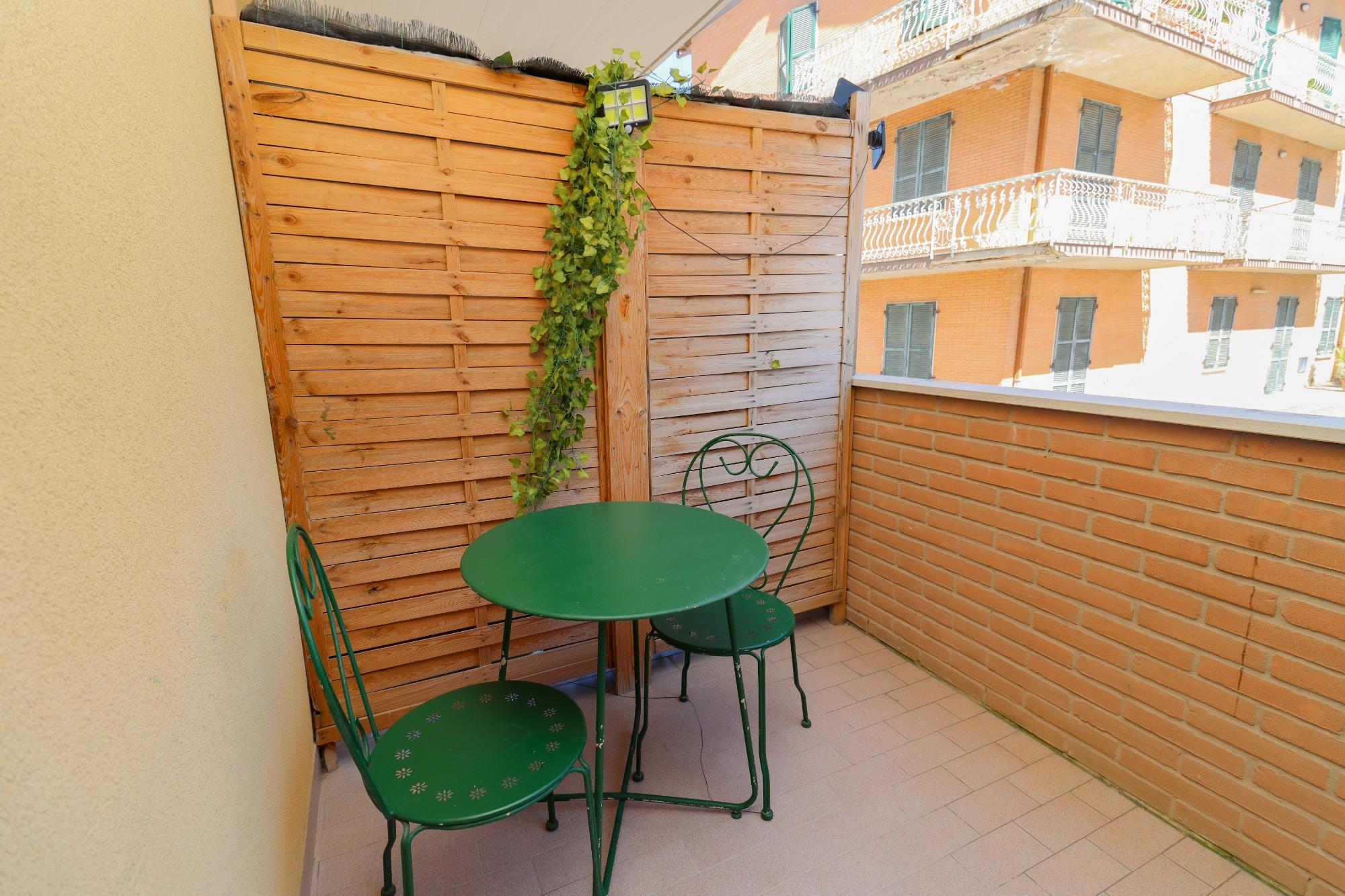 Terrazzo camera verde