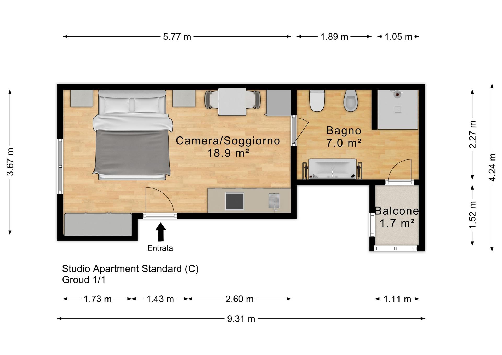 Planimetria Appartamento C